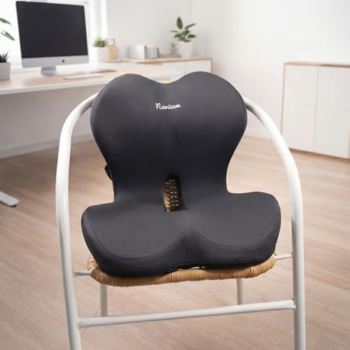 Navizam Lumbar Support Pillow for Office Chair with Memory Foam Cushion - Image 6