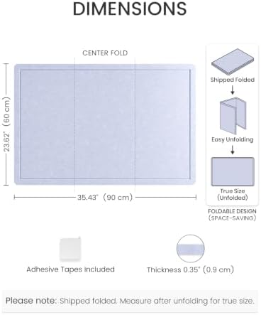 Fluxynara 35.4"x23.6" Large Bulletin Board,Lavender - Image 2