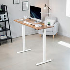 VIVO Rustic Vintage Brown 60 x 24 in Standing Desk, DESK-KIT-W06N - Image 2