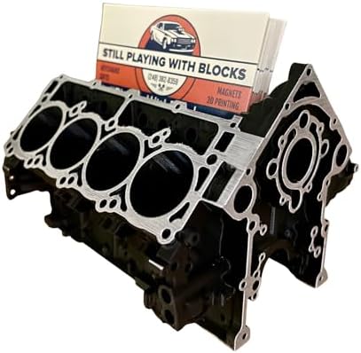 Sands3D Hemi Business Card Holder Organizer, Mechanic Gift For Men, Car Stuff, Car Accessories For Men, Business Card Holder Desk, Mini V8 Engine, V8 Engine Model Kit, Car Engine (Hemi) by SandsOriginalProducts%C2%AE