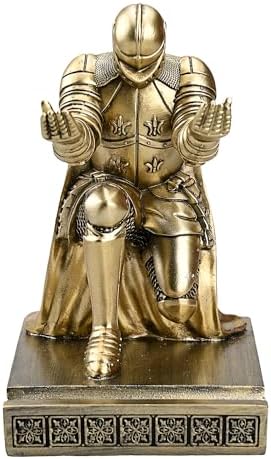 Windbreaker Soldier Knight Pen Holder Personalized Desk Accessory Bronze - Image 2