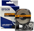 Epson LABELWORKS 224BOPX Label Tape - Black on Orange - 1" (24mm), 30ft by EpsonLABELWORKS