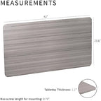 VIVO Dark Gray 43 x 24 in Solid Table Top, DESK-TOP43G - Image 3