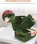 Noiposi 5200℉ Fireproof Document Box with Lock 16.1"x11.4"x4.3" - Image 7
