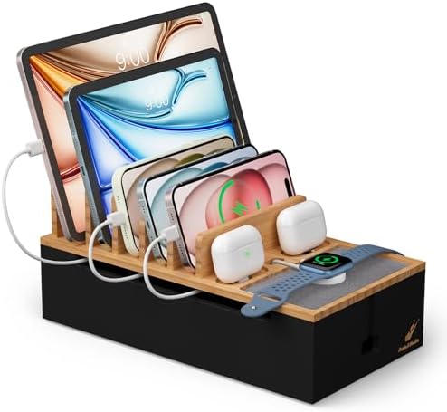 Pezin & Hulin Cord Organizer Box with 6 Wire Cables-Natural + Black by PezinHulin