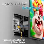in-Wall Cable Management Kit, Dual Outlet Cable Hider with TypeC/USB Power Port (Unwired), Cutting Template, Perfect for Wall Mounted TVs - Image 4