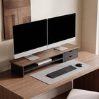 Fenge Desk Pad Mat for Home & Office, 31.5” x 15.7”, Light Grey - Image 7