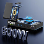 600W 3‑in‑1 Wireless Charger Stand for iPhone with 12‑Port Charging Station - Image 4