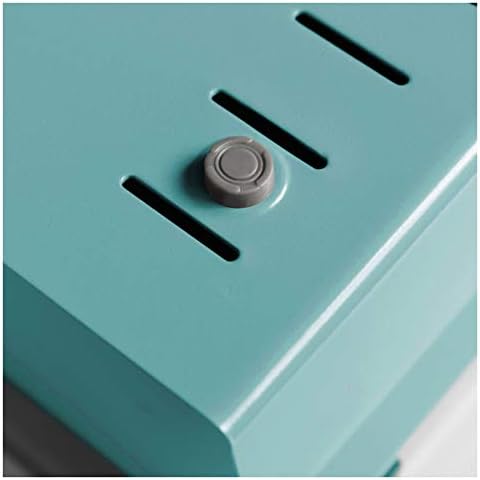 Acrimet 6 x 9 Card File Holder Organizer Box Metal Base Heavy Duty (AZ Index Cards and Divider Included) (Green Color with Crystal Plastic Lid Cover) - Image 5