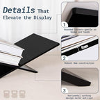 PUERSI Acrylic Book Stands for Display, 15.8 x 9.5 x 4.3 in Open Bookstand - Image 4