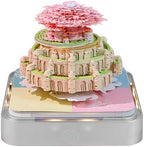 3D Memo Pad, 3D Calendar 2027, Time Piece Calendar, Tear-Off Calendars 2027, 3D Paper Carving Art Memo Pad, Art Carving Sticky Notes for Office Home Gifts Ornaments (Castle in the air) by JCSY