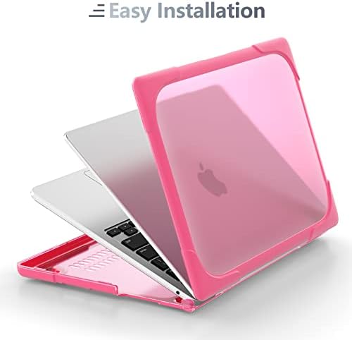 Batianda Heavy Duty Case for MacBook Air 13 Inch 2018-2020, Pink - Image 6