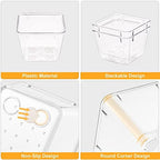 SMARTAKE 28 Piece Drawer Organizers with Non-Slip Silicone Pads, 4-Size - Image 5