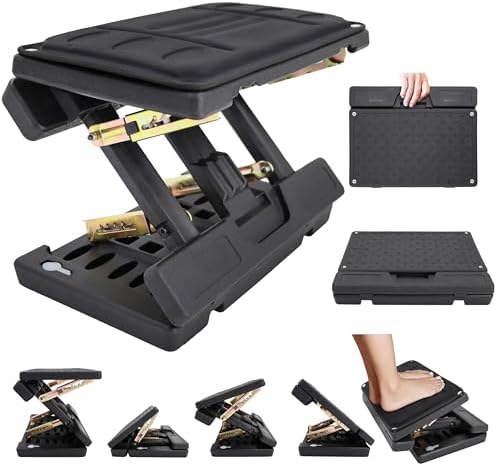 Adjustable Under Desk Foot Rest & Leg Rest Massage Office Footrest by kalnweis