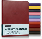 Harbor Weekly Journal Notebook Planner 2027 Cambridge Red by Harbor