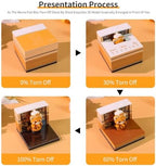 3D Time Piece Calendar 2027 With 52 Weekly Calendars, 3D memo pad tear away calendar 2027, Artsy Pads Suitable for Room and Office Desktop Decoration, Gift Giving (Raccoon) - Image 5