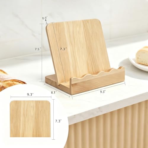 Small Wooden Cookbook Stand Keeps the Recipes Open and Frees Your Hands - Image 2