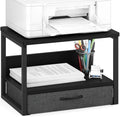 MARTY Desktop Printer Stand with Storage Drawer, Printer Riser for Desk by MARTY