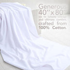 American Soft Linen 100% Cotton Luxury Turkish Towels, 40x80 XL Bath Sheet - Image 2