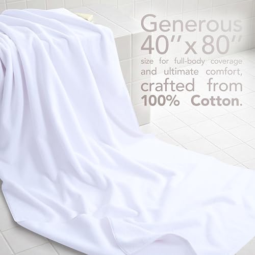 American Soft Linen 100% Cotton Luxury Turkish Towels, 40x80 XL Bath Sheet - Image 2