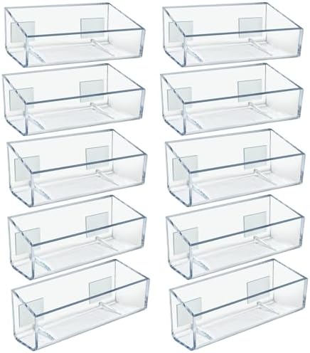 Azar Displays 252016 Business Card Pocket With Adhesive Tape Card Holders (pack of 10) by AzarDisplays