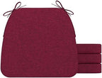 AAAAAcessories Chair Cushions for Dining Chairs, 17 x 16 x 2 in, Set of 4 by AAAAAcessories