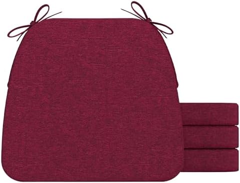 AAAAAcessories Chair Cushions for Dining Chairs, 17 x 16 x 2 in, Set of 4 by AAAAAcessories
