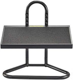 Safco Task Master Adjustable Footrest, 9 Position Textured Platform, Tubular Steel, for Home, Office & Classroom, Black - Image 3