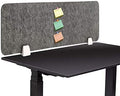 MYOYAY 40''x12'' Privacy Panel Clamp-on Acoustic Desk Divider Freestanding Sound Absorbing Cubicle Desk Divider Removable Acoustic Partitions with 2 Clips for Offices, Braries, Classrooms, Library by MYOYAY