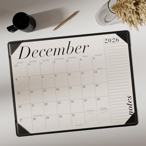Jotsome Large Desk Calendar 2026-2027 with Desk Mat, Desk Calendar 22"x17" - Image 6