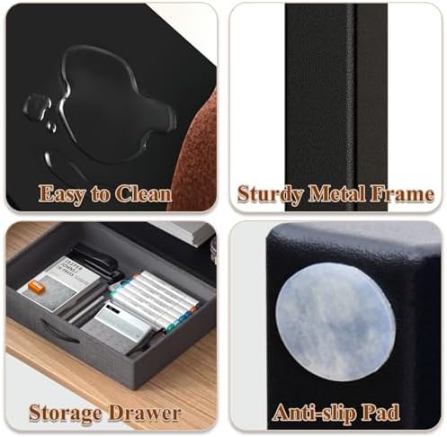 MARTY Desktop Printer Stand with Storage Drawer, Printer Riser for Desk - Image 5