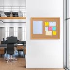 2 Pack Cork Bulletin Board 18 x 24, Wood Framed Corkboard for Wall - Image 3