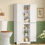 TEENFON Storage Cabinet with Doors & Adjustable Shelf - Image 4