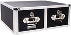 Vaultz Locking 4 x 6 Index Card Cabinet, Double Drawer, Black (VZ01395) - Image 6