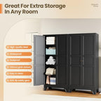 Yizosh Metal Pantry Storage Cabinet Kitchen Cabinet Kitchen Pantry - Image 6