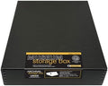 Lineco Museum Archival Storage Box, Drop Front, 11.75x15.25x3 in, Black by Lineco