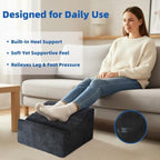 Under Desk Foot Rest, Adjustable Height Foot Stool for Office - Image 6