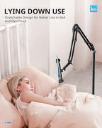 UBeesize iPad Stand Holder for Bed & Floor, Adjustable Tablet Mount - Image 4