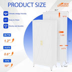 GAIOUS 71" Tall Kitchen Pantry Cabinet,Metal Storage Cabinet White Cupboard - Image 2