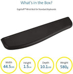 Kensington ErgoSoft Wrist Rest for Standard Keyboards, Black (K52799WW) (Pack of 2) - Image 6
