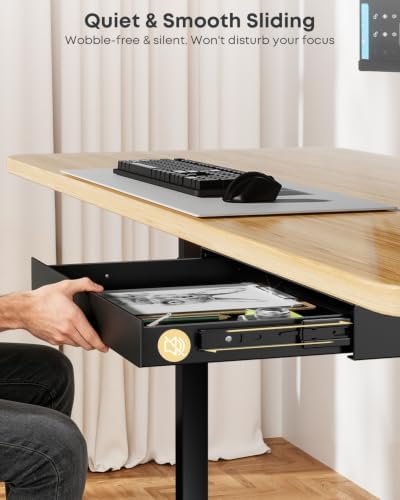 Under Desk Storage Drawer, 14.8" Wide Slide Out Under Desk Drawer - Image 5
