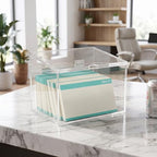 Index Card Box with Hinged Lid and Sign Slot Acrylic - Image 6