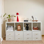 Metal Desktop Organizer with 2 Drawers, White Countertop Stationary Organizer, Desk Top A4 Filing Document Storage Drawer for Office Home, Vanity, Garage, Craftroom, No Assembly Required (White) - Image 5