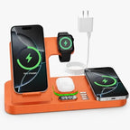 Dual Phone Foldable Wireless Charging Station for Apple, Couple&Family Use by Feiltik