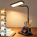 BOHON Desk Lamp for Home Office Desk Light with USB-C Charging Port Black by BOHON