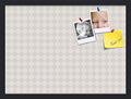 PinPix 23x17 inch Cork Bulletin Board. This Decorative Framed Pin Board Comes with Diamond Pattern in Shades of Grey Design and Satin Black. Ideal for Home, Office Decor or School (PinPix-373) by PinPixBulletinBoards