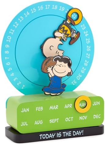Hallmark Peanuts Magnetic Perpetual Calendar (Charlie Brown and Lucy) - Image 5