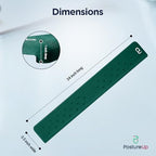 EdgeRest PostureUp L-Shaped Desk Long Wrist Rest Elbow, Forearm & Wrist Comfort Support for Table or Desk Edge, Non-Slip, Memory Foam Padding, Ergonomic Design for Work, Universal Fit, Forest Green - Image 6