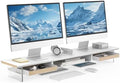 Fenge 42.5-Inch Monitor Stand with 2 Flexible Drawers, White by Fenge
