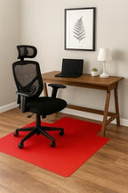 Rhino Mats, Rhino Hide Chair Mat (Lip Option), Office Computer Chair Mat for Hardwood, Tile, Laminate, Concrete and Vinyl Floors, Anti-Slip (Red, 45”x53”-Lip2512) by RancoIndustriesInc